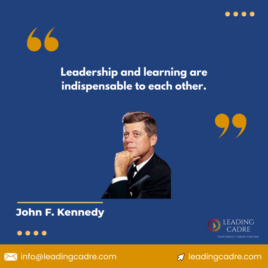 Leadership Quotes by John F Kennedy